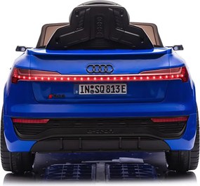 Macchina Elettrica per Bambini 12V Licenza Ufficiale Audi SQ8 E-Tron con Telecomando e Sedile Pelle Blu...