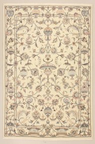 Kashmar Tappeto 210 x 140 (Iran) Annodato A Mano