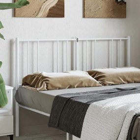 Testiera İn Metallo Bianco 150 Cm /