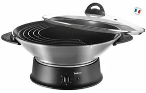 Padella Wok Tefal WO3000 Nero Alluminio 1200 W