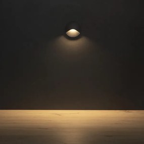 Kanlux 39122 - Lampada LED per scale EXIN LED/2,5W/230V 3000K IP65, antracite, tonda