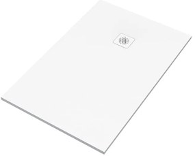 Piatto doccia SENSEA in composito minerale di resina gelificata Remix V3 bianco L 90 x L 140 x H 2.8 cm opaco