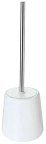 Portascopino wc in ceramica da appoggio linea Sidney bianca