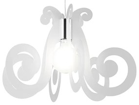 Sospensione Moderna Mizar 1 Luce In Metacrilato Satinato Space Collection