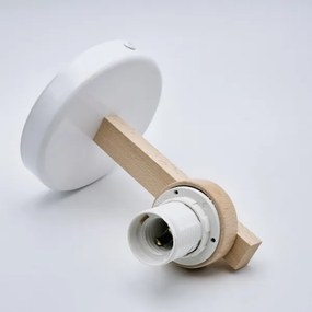 Lampada da parete ELLIE 1xE27/60W/230V bianco