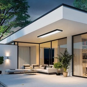 Brilagi - Lampada LED per bagno FRAME LED/50W/230V 3000/4000/6000K IP44 nera