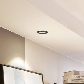 Arcchio LED downlight Zarik nero, 3.000K