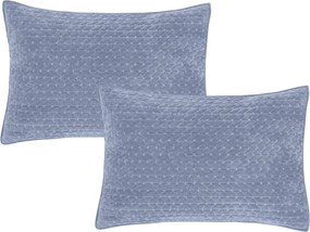 Set di cuscini decorativi in velluto 2 pz 50x75 cm Attica Velvet – Bianca