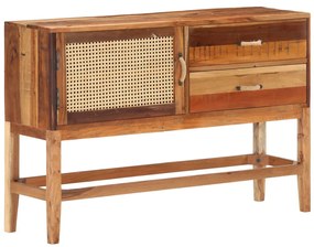 Credenza 118x30x76 cm in legno massello di recupero