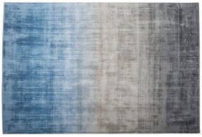 Tappeto a pelo corto grigio-blu 140 x 200 cm ERCIS Beliani