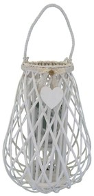 GEORGIE - lanterna in vimini tondo 18 x 53 cm