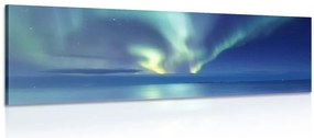 Stampa su tela – Aurora boreale sull'oceano