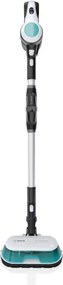 Bosch Unlimited 7 ProHygienic Aqua BCS71HYG2 Scopa Elettrica Lavapavimenti 2 in 1 Senza Fili, Spazzola DynamicAqua 2in1, Spazzola Tradizionale, Bianco
