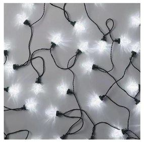 Catena di Natale LED da esterno 50xLED/8 funzioni 14,8 m IP44 bianco freddo