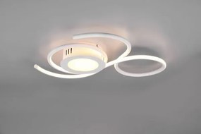 Plafoniera jive led con telecomando l.50cm bianca 623410231