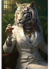Quadro su tela – Gangster animale tigre femmina