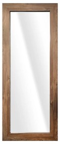 Specchio da parete con cornice marrone , 60 x 148 cm Jyvaskyla - Styler