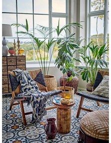 Cassettiera in metallo nero-marrone 60,5x92x33,5 cm Matteo - Bloomingville