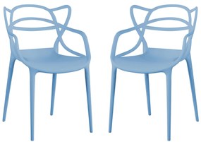 LALU - sedia in plastica set da 2