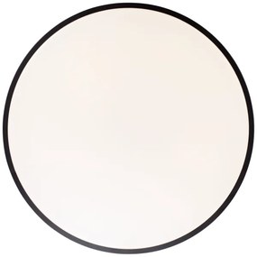 Brilliant - Plafoniera LED dimmerabile SLIMLINE LED/60W/230V Ø 49 cm nero + telecomando