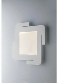 Plafoniera LED neoclassico Masha, bianco 45x cm, luce naturale, 2100 LM