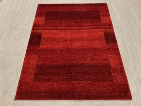 Loribaft Tappeto 150x200 Rosso (Iran) Annodato A Mano