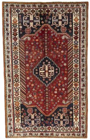 Shiraz Tappeto 160x250 Rosso (Iran) Annodato A Mano