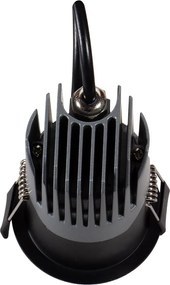 Faro LED da Incasso 6W Nero Ø45mm IP65 CCT UGR19 con driver Philips Colore Bianco Variabile CCT