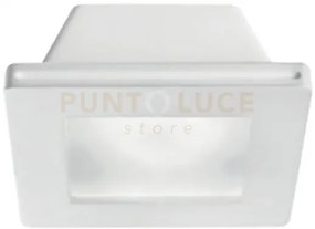 Gfa594- faretto quadrato in gesso 1 luce attacco gu10 12cm da inc...