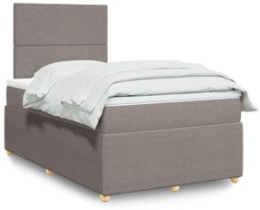 Giroletto A Molle Con Materasso Tortora 120x190 Cm İn Tessuto /
