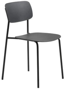 Sedie da pranzo in set nere 2 pz Kirkland – Unique Furniture