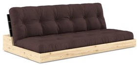Divano letto marrone scuro 196 cm Base - Karup Design