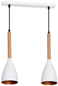 Lampadario a sospensione con filo MUZA 2xE27/60W/230V