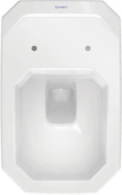 Vaso Sospeso classico a Cacciata senza sedile in ceramica bianco 018209 serie 1930 Duravit