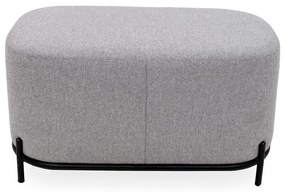 Pouf grigio, larghezza 82 cm Harry - Tenzo