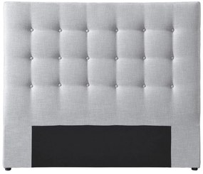 Testata trapuntata 140 cm Tessuto Grigio - FRANCESCO