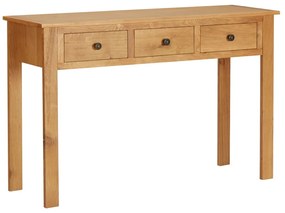 Tavolo Da Trucco 110x40x75 Cm İn Legno Massello Di Rovere /