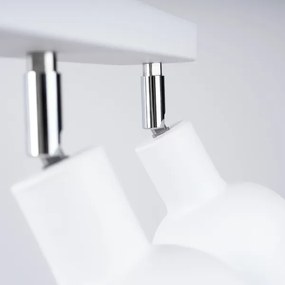 Sollux SL.1315 - Faretto ELBA 3xE27/15W/230V bianco