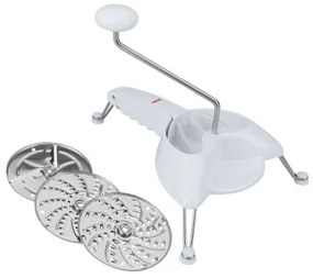 Grattugia Metaltex Gambe Bianco Acciaio inossidabile (Ø 24 cm)