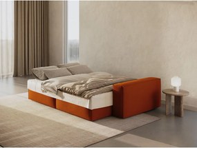 Divano letto color mattone 247 cm Jodie - Micadoni Home