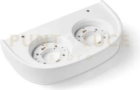 Ellade applique a parete 2 luci attacco gx53 bianco