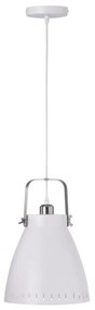 Leuchten Direkt 11059-16 - Lampadario a sospensione con filo EVA 1xE27/60W/230V diametro 21,5 cm bianco
