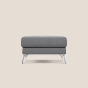 Star Pouf con piedini alti in microfibra impermeabile T11 grigio