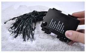 Solight 1V53-WW - Catena natalizia LED 50xLED/8 funzioni/3xAA 8m IP44 bianco caldo