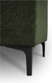 Divano angolare verde (con penisola a sinistra/a L) con rivestimento in ciniglia Copenhagen – Scandic