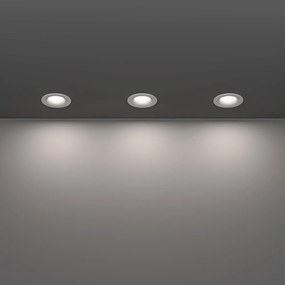 Eglo 902272 - Set 3 faretti LED da incasso per bagno SALABATE LED/4,9W/230V Ø 8,8 cm IP65 bianco