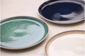 Piatto bianco/verde in gres ø 27 cm Gastro White/Green – Bitz