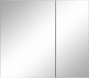 Mobile da bagno a parete grigio con specchio , 80 x 70 cm Wisla - Støraa