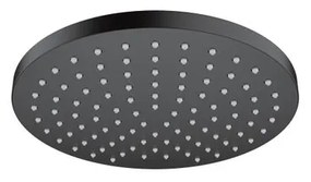 Soffione doccia HANSGROHE Vernis Blend nero in abs verniciato L 20.5 x H 5.3 x P 20.5 cm anticalcare 1 getto