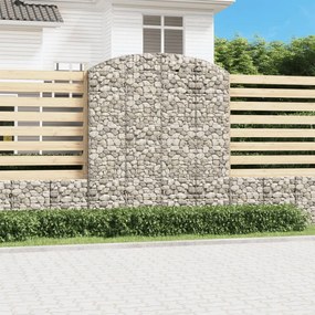 Cesto Gabbione Ad Arco 200x50x220/240 Cm Ferro Zincato /